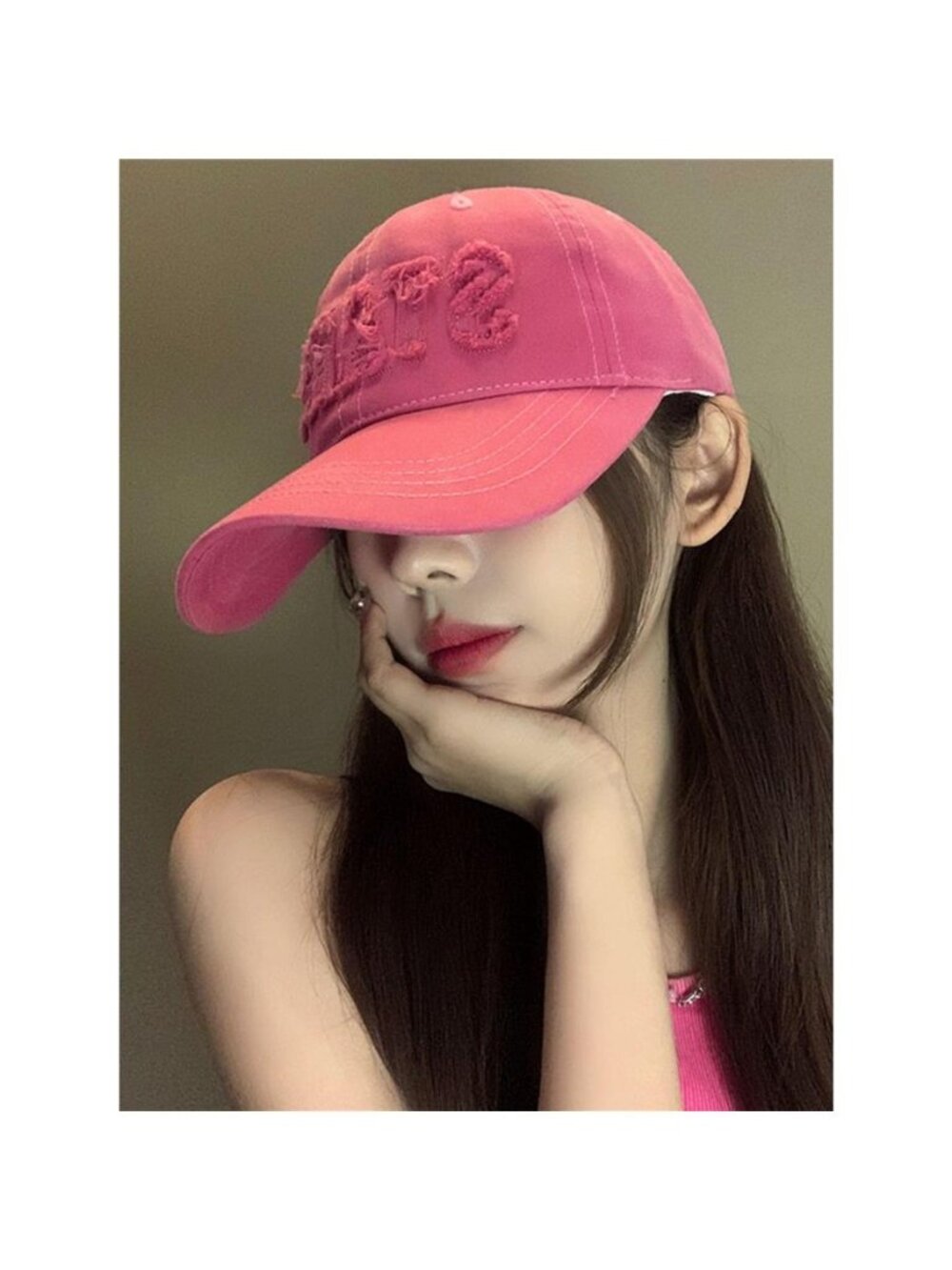 Frayed Letter Baseball Cap